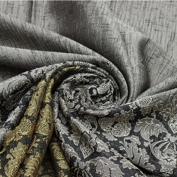  Panel V-40 Damask Wholesale Jacquard Background Curtain Fabrics Living Room and Bedroom Curtains 10 Models  300x300 cm 100% Polyester